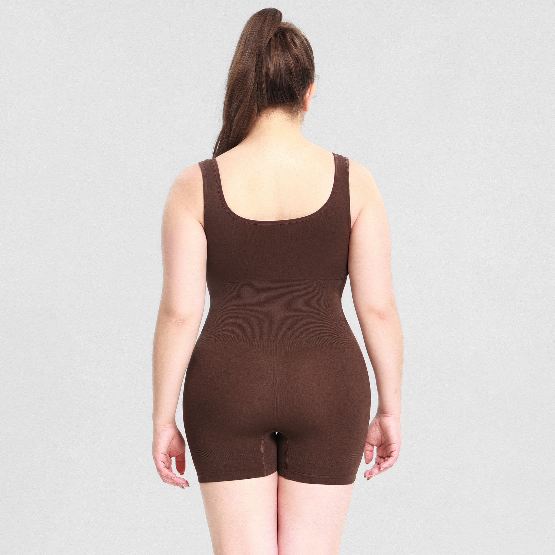 Womens Seamless Bodysuit - Sleeveless Body Shaper Romper Slimming Underwear